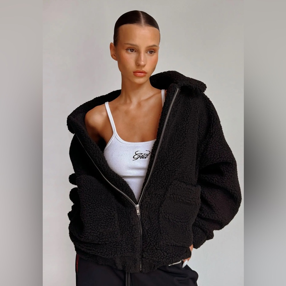 Black Teddy Coat - I.AM.GIA
